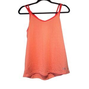 Under Armour Women's M Vibrant Orange Strappy Tank Top Camisole